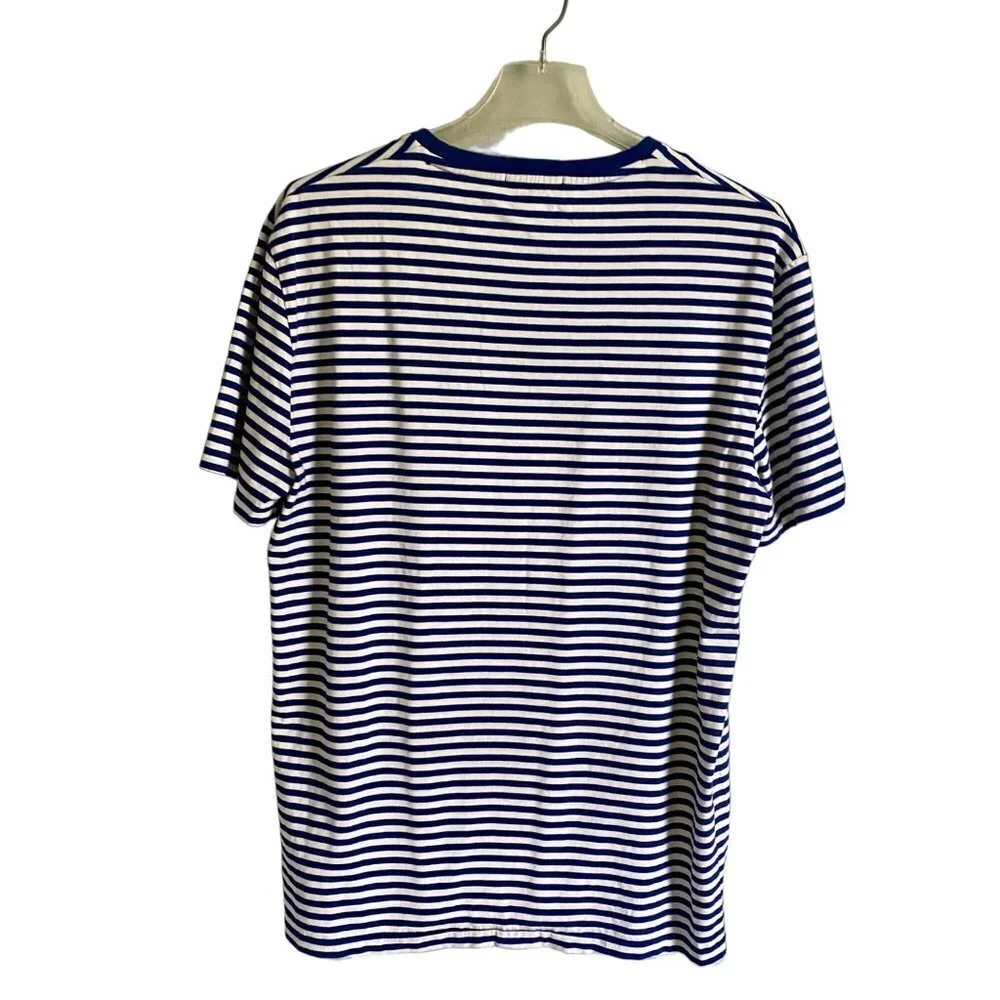 Polo by Ralph Lauren Short Sleeve Cotton Shirt Men's Large Custom Slim Fit